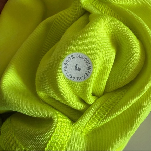 lululemon Wunder Under High Rise Leggings 25” Women’s 4 Running Marathon Yellow - Picture 8 of 12